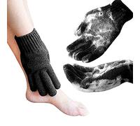 MIG4U Guantes de ducha exfoliantes para baño, guantes de baño de nailon de alta calidad para hombres y mujeres, spa, masaje y exfoliación de piel, removedor de piel muerta con lazo para colgar, color