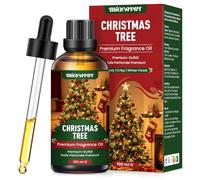 MIGCAPUT Aceite Aromático de Árbol de Navidad 100ML, Aceite Perfumado de Navideña Premium, Aceite Esencial de Aromaterapia para Humidificador, Velas, Elaboración de Jabón, Acogedora Aroma Festivo