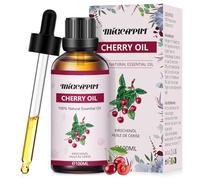 MIGCAPUT Aceite Esencial de Cereza 100ML, Aceite de Fragancia de Cereza Premium, Aceite Esencial de Aromaterapia para Humidificador, Difusor, Baño, Vela de Bricolaje, Jabón, Perfume
