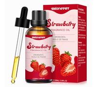 MIGCAPUT Aceite Esencial de Fresa 100ML, Aceite de Fragancia Afrutada Naturales, Premium Fresa Aceite Esencial de Aromaterapia para Humidificador, Difusor, Baño, SPA, Masaje, Vela de Bricolaje