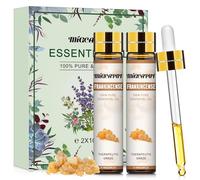 MIGCAPUT Aceite Esencial de Incienso 2 x 10ML, 100% Puro Natural Aceites Esenciales de Aromaterapia de Grado Terapéutico, Set de Aceites Esenciales para Humidificador Difusor, SPA, Masaje, Jabón