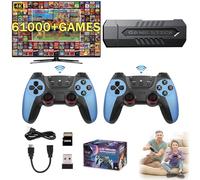 MIGEDY 2025 Nuevo Game Stick 4k 60,000 Juegos, Consola de Juegos Retro incorporada más de 60,000 Juegos, Plug & Play TV Video Retro Gaming Stick for Todos(128G)