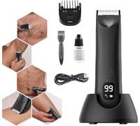 MIGEDY Recortadora Saferazor, 2024 nueva recortadora Saferazor a prueba de agua for hombres, cuchilla reemplazable, recortadora de vello corporal estéril for vello corporal (Color : Black)