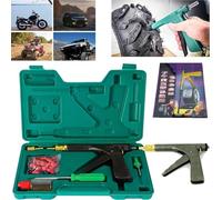 MIGEDY Reparación de neumáticos Glorivox Rapid Plug 2.0, Nuevo Kit de Tapones for neumáticos Rapidplug, con tapón Tipo Hongo for pinchazos y pinchazos en automóviles (Color : Green)