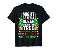 Might As Well Sleep Under The Tree Shirt - Pijama de Navidad Camiseta