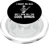 Might Be Old But I Saw All The Cool Bands Esqueleto Divertido PopSockets PopGrip para MagSafe