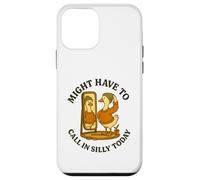 Might Have To Call In Silly Today Funny Goose Retro Carcasa para iPhone 12 Mini