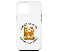Might Have To Call In Silly Today Funny Goose Retro Carcasa para iPhone 12 Pro MAX
