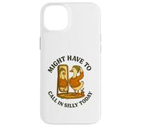 Might Have To Call In Silly Today Funny Goose Retro Carcasa para iPhone 14 Plus