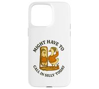 Might Have To Call In Silly Today Funny Goose Retro Carcasa para iPhone 15 Pro MAX
