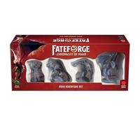 Mighty Board s: Fateforge Chronicles of Kaan: Boss Miniatures Set - 4 figuras sin pintar, actualización de juego de mesa, accesorios de expansión, aventura cooperativa