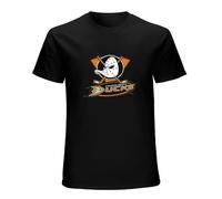 Mighty Ducks Anaheim - Camiseta de manga corta para hombre, color negro, Negro, S