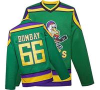Mighty Ducks - Camiseta de hockey sobre hielo de la película S-XXXL Charlie Conway #96 Adam Banks #99, ropa de hip hop de los años 90 para fiestas, verde, XXX-Large