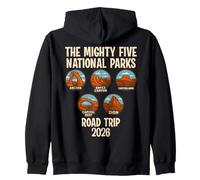 Mighty Five National Parks Road Trip 2026 Sudadera con Capucha