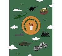 Mighty Machines Coloring Pencil Book:: Trains, Planes, Automobiles, and More for Boys Who Love Action