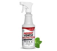 Mighty Mint Spray repelente de roedores con aceite de menta para vehículos, control natural de ratones y ratas para motores de automóviles, caravanas, camiones y barcos, fórmula a base de plantas