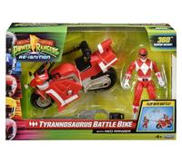 Mighty Morphin Power Rangers - Bicicleta de batalla con guardabosques rojos