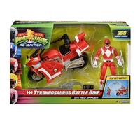 Mighty Morphin Power Rangers - Bicicleta de batalla con guardabosques rojos