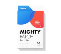 Mighty Patch™ Parches de día y noche - The Hydrocoloid Patch Duo Pack. Probado en dérmicos. Hidrocoloide de grado médico. Absorbe la suciedad de las espinillas en 6-8 horas. 36 unidades (18 x original