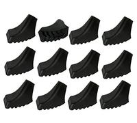 MIGHTY PEAKS - 12 Piezas/6 Pares Tope de Goma para Caminata Nórdica - Para asfalto y fuera de carretera X-4TTW, Para Todos Bastones de Marcha Nórdica, Trekking, Para Palos Marcha Nórdica 10mm Diámetro