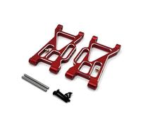 MIGHTY SCAPERS 1/10 RC Car Metal Steering Cup Hub Carrier Set con Armas Swing Link Rod Shock Tower Replación de Piezas para el Frente y el revés(Front Arm)