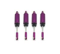 MIGHTY SCAPERS 1/14 Escala RC Car Front & Rear Hidráulico Shock Absorbentes - Aluminio Upgrade Suspension Parts Compatible con 14209 14210 Modelos(Purple)