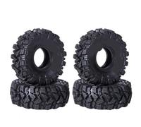 MIGHTY SCAPERS 1 Inch Ampliado y Ancho Super Soft Tires 64x25mm Compatible con 1/24 RC Crawler Trucks como SCX24, FMS FMS24, Y 1/18