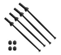 MIGHTY SCAPERS 1 Set Steel Front & Rear Drive Shafts para 1/7 RC Crawler - Replación Drivetrain Parts Compatible con los Modelos FIRETEAM Talion(Couleur: Black)