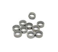 MIGHTY SCAPERS 10 pcs Carros de Metal para 1/16 Cars RC de Escalera - 6.35x9.525x3.175mm Partes de reemplazo Compatible con múltiples Modelos