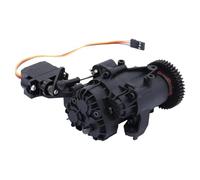 MIGHTY SCAPERS 2-Speed Transmission Gearbox para 1/10 RC Crawler - Black Metal & Plastic Replacement Drivetrain Part Compatible con -Style Models