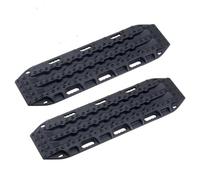 MIGHTY SCAPERS 2Pcs 133x39mm Plastic Sand Ladder Recovery Boards Compatible con 1:10 Escala RC Crawler Cars Incluyendo -6 Gen8 Yikong(Black)