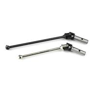 MIGHTY SCAPERS 2pcs Metal Drive Shaft para 1/8 Escala RC Cars Compatible con USA-1 Foxx Model Replacement Drivetrain Parts