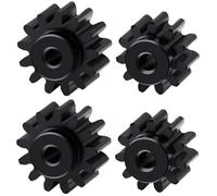 MIGHTY SCAPERS 4Pcs 0.5M Plastic Motor Gears 11T 13T Compatible con 1/24 B 2WD RC Model Cars, Buggies y Vehículos similares