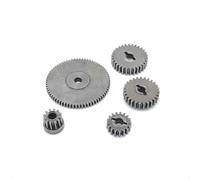 MIGHTY SCAPERS 5 Pcs Metal Middle & Rear Gearbox Gears para 1/12 RC Car Compatible con MN128MN86 G500