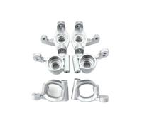 MIGHTY SCAPERS 6Pcs Metal Steering Cup C Hub Carrier para 1/14 Scale RC Car Front Rear Wheel Seat Replación Compatible con 144001 14.4002