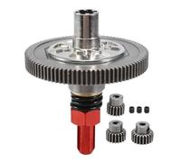 MIGHTY SCAPERS 91T Spur Gear Slipper Clutch Assembly con 21T, 19T, 17T Pinion Gears Compatible con 1/10, Big Rock, Vorteks, Vehículos RC 4x4(Red)