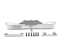 MIGHTY SCAPERS 9Pcs Metal Rear Bumper Guard Upgrade Kit Compatible con 104010 104020 104026 Vehículos de Control Remoto para protección de colisiones(Silver)
