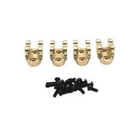 MIGHTY SCAPERS Brass Portal Axle Gear Housing Counterweight Compatible con H8H, YK4102, YK4103, YK4106, YK4082, YK4083, Absima CR1.8, CR3.4 1/8 1/10 RC Car Upgrade Parts(Link Mount)