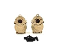 MIGHTY SCAPERS Brass Portal Axle Gear Housing Counterweight Compatible con H8H, YK4102, YK4103, YK4106, YK4082, YK4083, Absima CR1.8, CR3.4 1/8 1/10 RC Car Upgrade Parts(Rear Gear Housing)