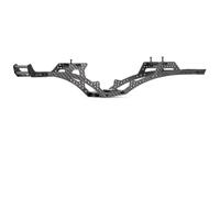 MIGHTY SCAPERS Carbon Fiber Chassis Frame Kit con Transmisión de Portal de Ultralight Compatible con 1/10 RC Rock Crawler Models Like, Vanquish F9, F10 Axle(Chassis Kit A)