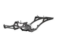 MIGHTY SCAPERS Carbon Fiber Chassis Frame Kit con Transmisión de Portal de Ultralight Compatible con 1/10 RC Rock Crawler Models Like, Vanquish F9, F10 Axle(Chassis Kit B)