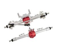 MIGHTY SCAPERS CNC Anodizado Frente y Rápida Asamblea de Axis Direta Compatible con II 90046 90047 RC Crawler Cars, 90027 90028, y CC01 Modelos de Chassis(Silver)