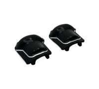 MIGHTY SCAPERS Cuerpo de Metal Delantero y Trasero para 1/10 carros RC - Partes de reemplazo de Aluminio Compatible con Modelos 104006 104010 10 4020 1030(Couleur: Black)