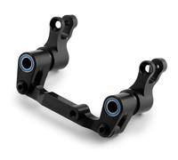 MIGHTY SCAPERS El Conjunto de Control de Aluminio para los Coches RC de Escala 1/16 Compatible con los Modelos Maxx 2S y los componentes de actualización de reemplazo(Couleur: Black)