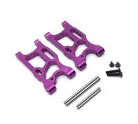 MIGHTY SCAPERS Frente Arm Swing para 1/14 RC Car - Arm de suspensión de Metal Compatible con 144010 144001 14 4002 124016-124019(Purple)