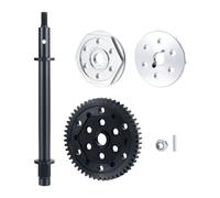 MIGHTY SCAPERS Gare de reemplazo para 1/6 RC Crawler Cars - Aluminio y Acero Inoxidable Drivetrain Gear Compatible con SCX6 AXI05000 aXI05001 Modelos de Pista