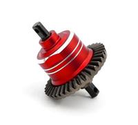 MIGHTY SCAPERS Gear Diferencial de Metal de Acero para 1/10 Escala 4x4 RC Cars - Drivetrain de reemplazo Compatible con VXL y Modelos similares(Couleur: Rouge)