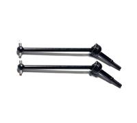 MIGHTY SCAPERS Metal CVD Drive Shaft para 1/14 144001 14 4002 144010 & 1/12 124016 12 4017 1240.18 12 40.19 RC Carro - 89mm de Acero Inoxidable Propshaft Parte de reemplazo(2pcs Black)