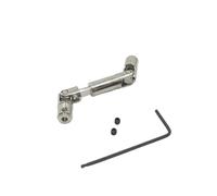 MIGHTY SCAPERS Metal Drive Shaft para 1/10 D12 & 1/16 C14 C24 C34 B14 B24 B16 B36 RC Cars - Drivetrain de reemplazo Parte(Silver)