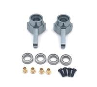 MIGHTY SCAPERS Metal Front Axle Steering Cup para 1/16 RC Cars - Compatible con Mang D91 D96 MN98 99S Feiyu C14-C44 B14-B26, 2-Pack
